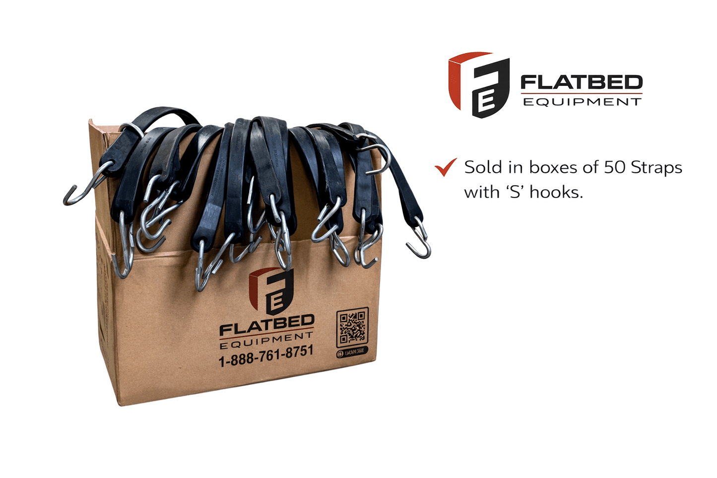 Rubber Tarp Bungee 31" Heavy Duty - Flatbed Equipment Inc