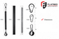 Single Tender Spring Kit with Trailer Hose Holder Heavy Duty - Flatbed Equipment Inc