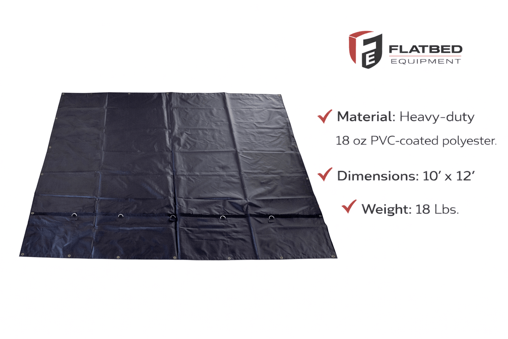Smoke Tarp Flatbed Front Protection Heavy Duty