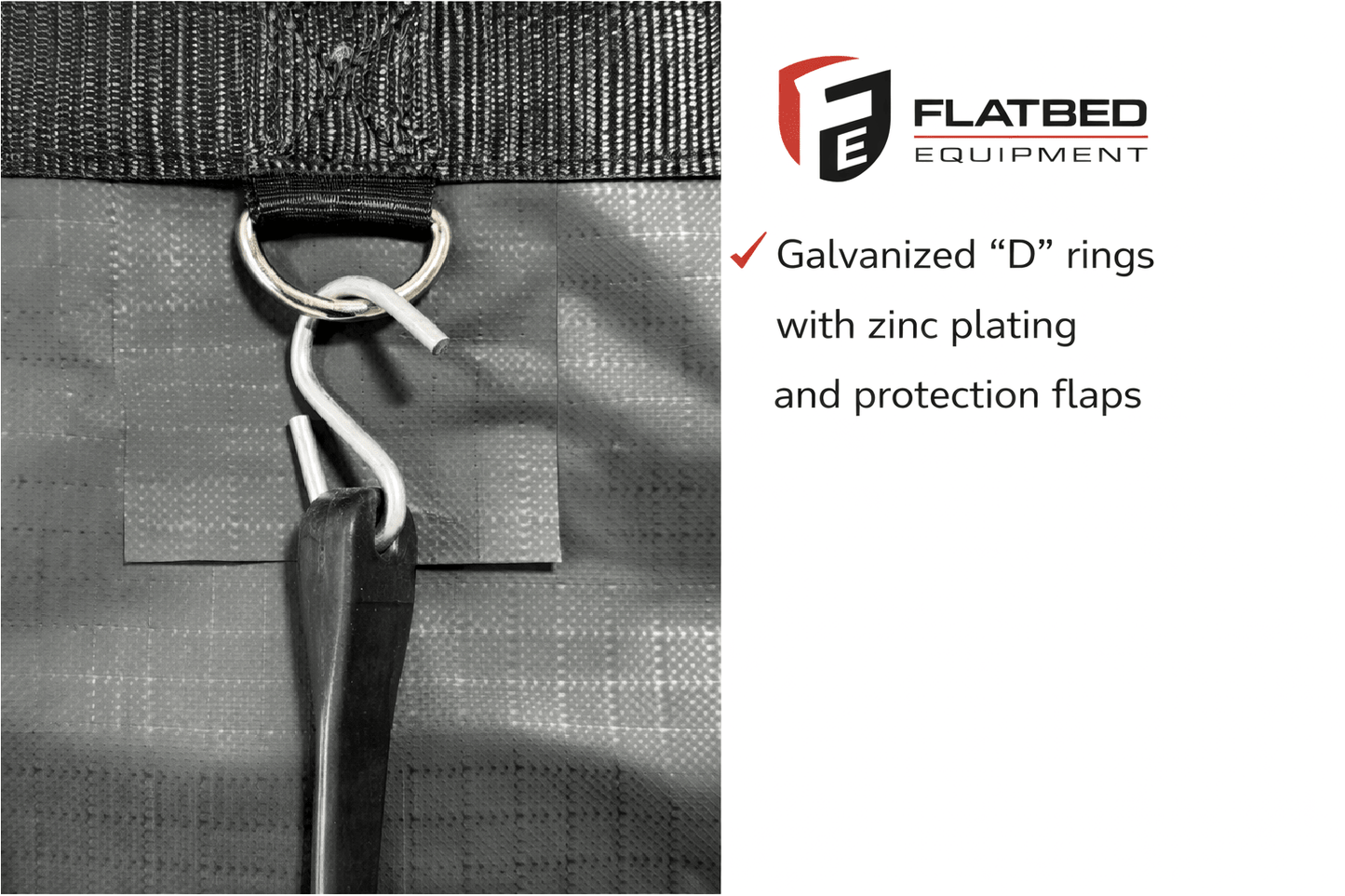Smoke Tarp Flatbed Front Protection Heavy Duty - Flatbed Equipment Inc