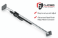 Steel Cargo Bar 89"–104" Adjustable Heavy Duty 38mm - Flatbed Equipment Inc