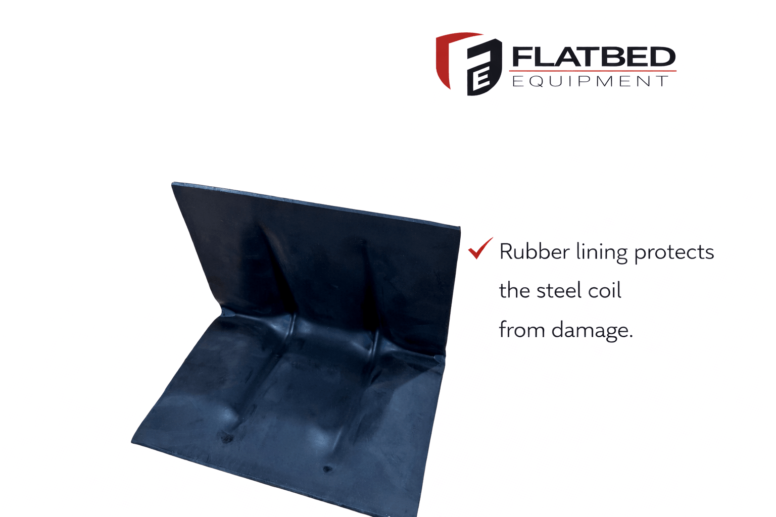 Steel Corner Protector w/ Rubber Heavy Duty - Flatbed Equipment Inc