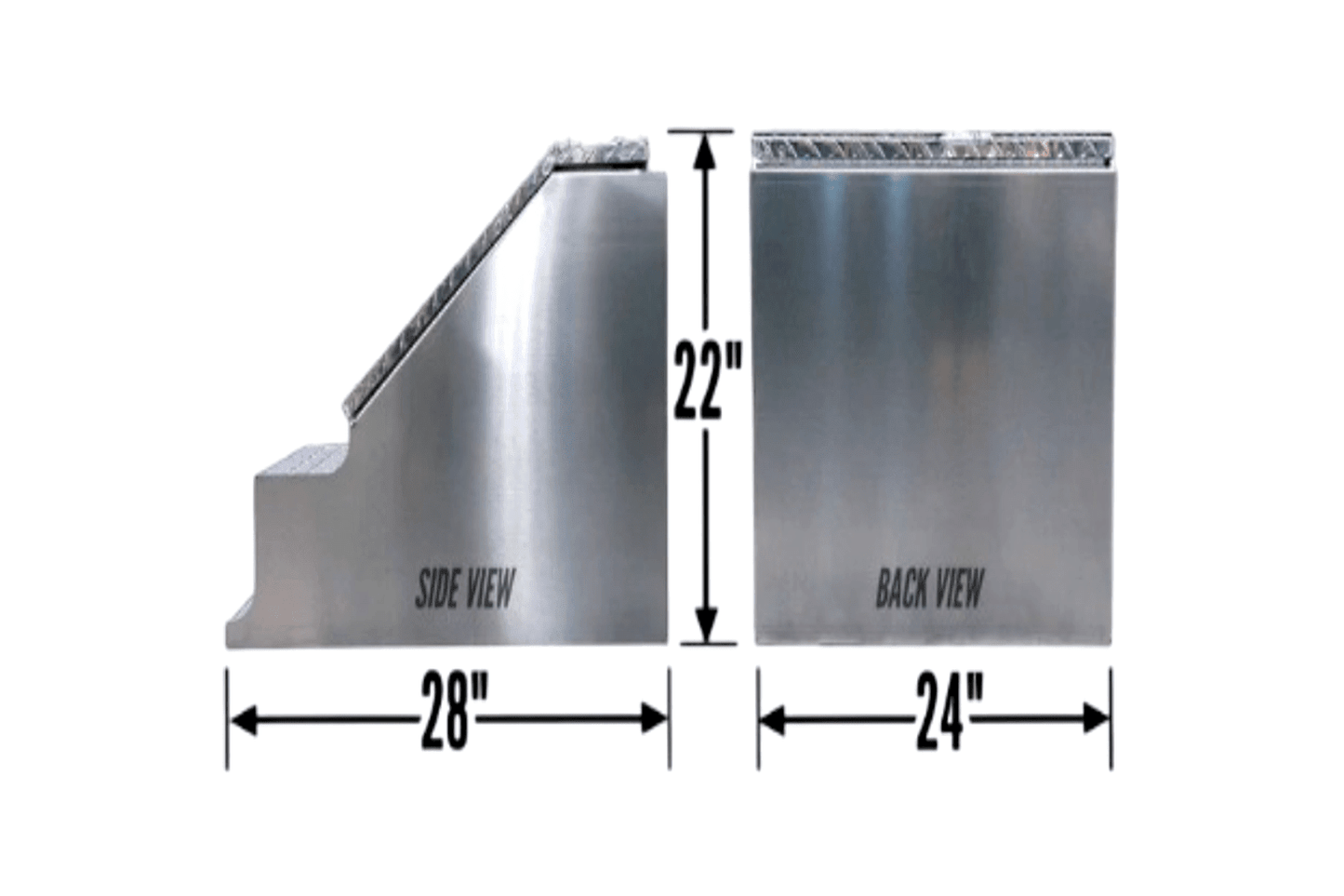 Step Box 22" x 28" x 24" Heavy Duty - Flatbed Equipment Inc
