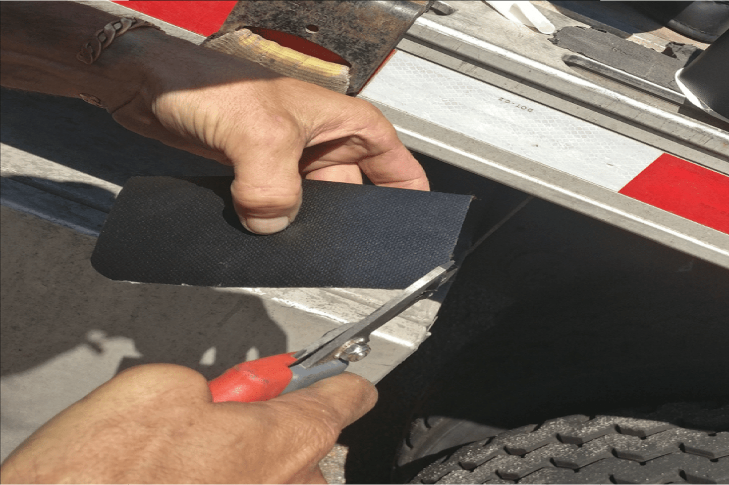 Tarp Repair Tape 6" x 20' Heavy Duty - Flatbed Equipment Inc