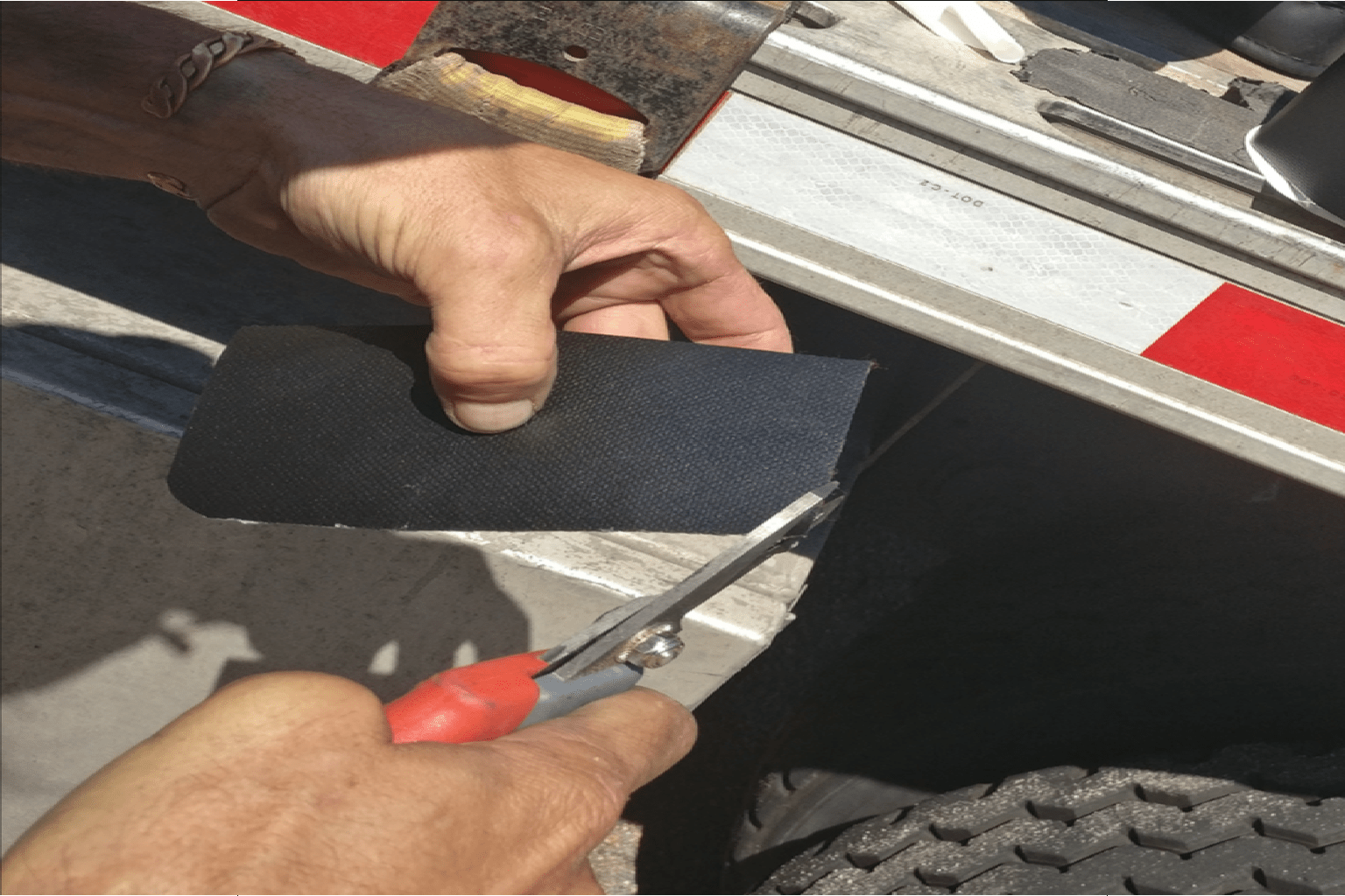 Tarp Repair Tape 6" x 20' Heavy Duty - Flatbed Equipment Inc