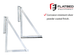 Toolbox Mounting Brackets 22" x 34" Steel Heavy Duty 2pc/pair - Flatbed Equipment Inc