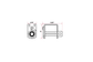 Trailer Winch Sliding Standard EAST Heavy Duty 4.88"*3.94"*5.91"8mm - Flatbed Equipment Inc