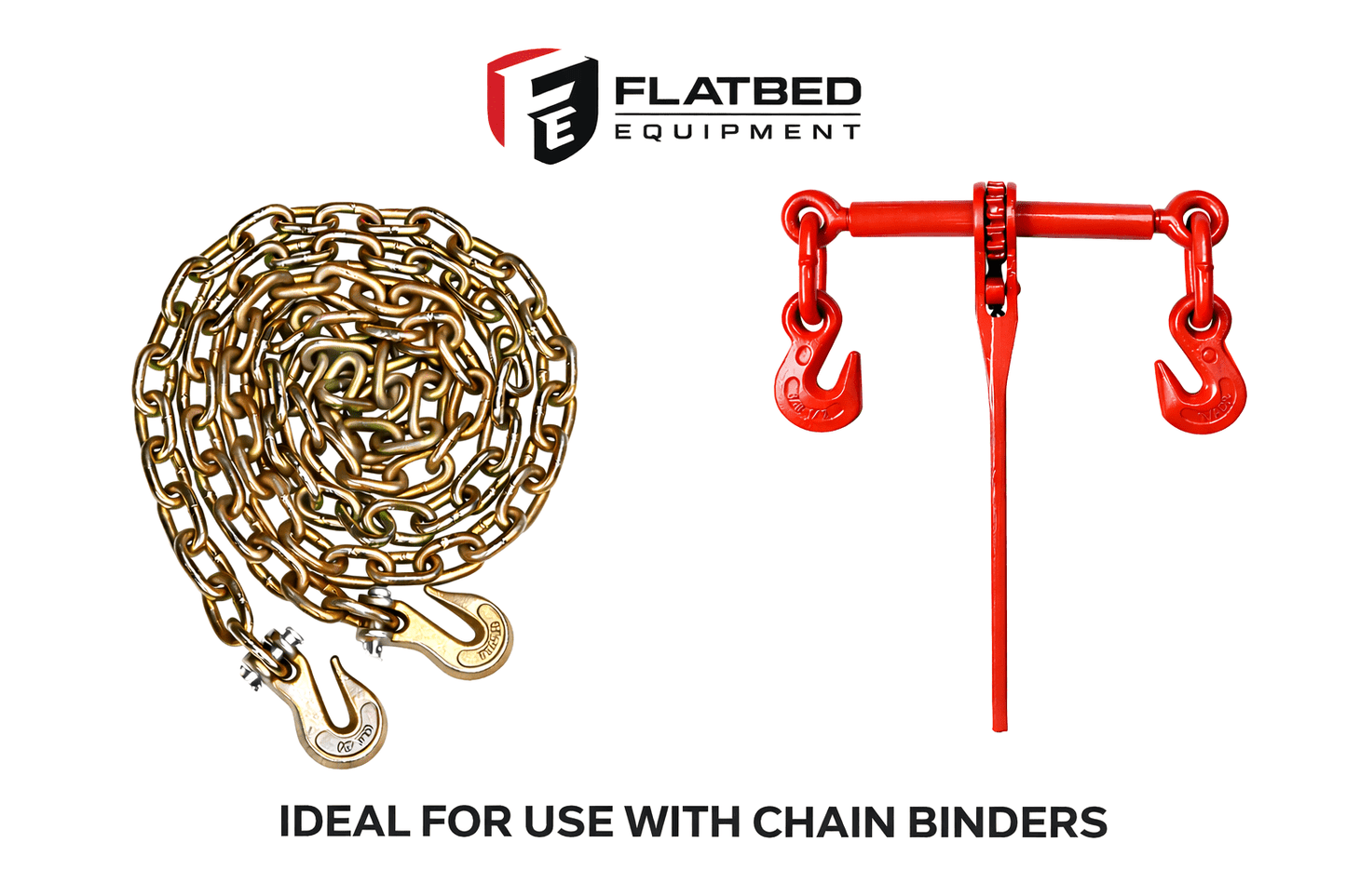 Transport Chain 3/8" x 20' G70 Heavy Duty - Flatbed Equipment Inc