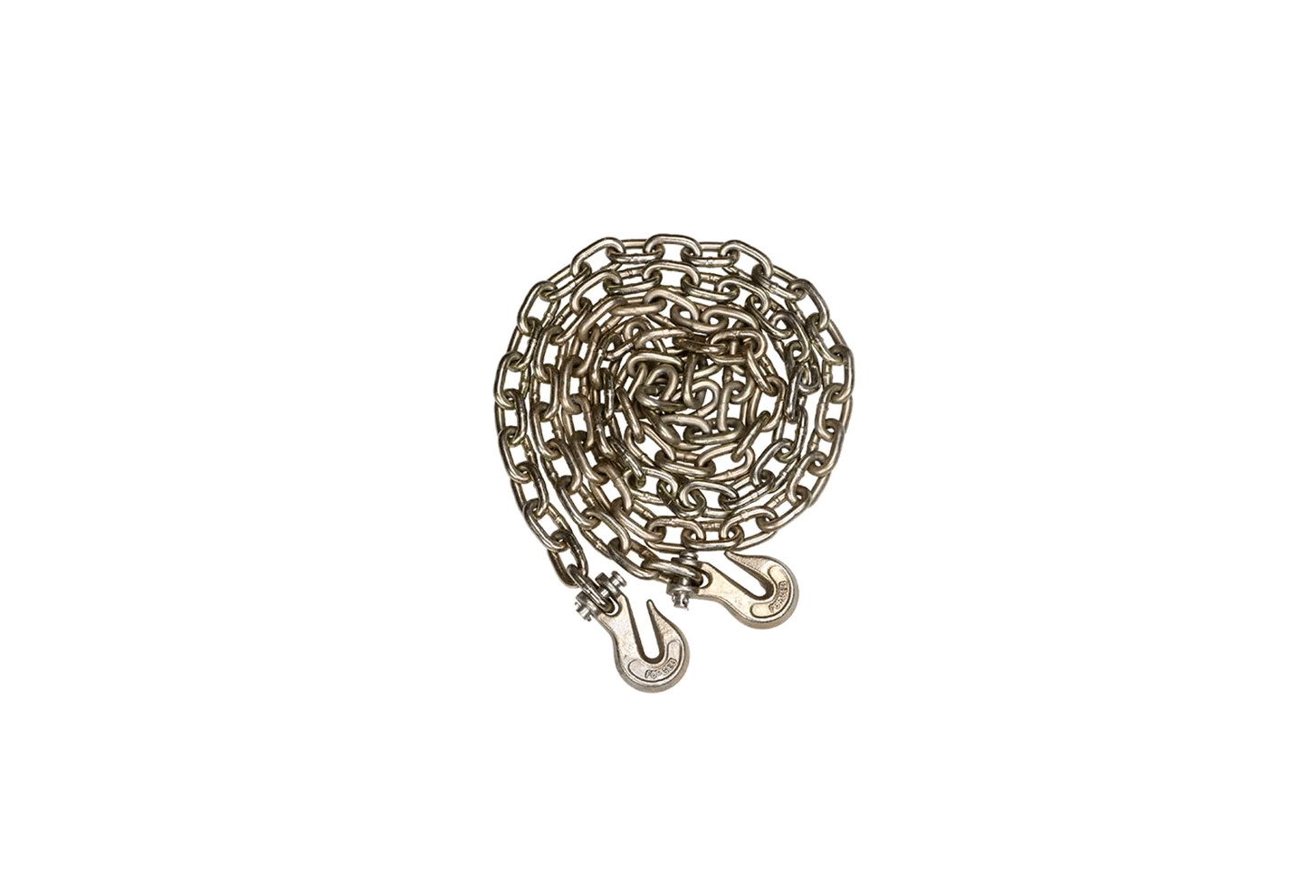 Transport Chain 3/8" x 25' G70 w/ Grab Hooks Heavy Duty - Flatbed Equipment Inc