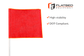 Vinyl Mesh Flag 18" x 18" w/ Dowel Heavy Duty - Flatbed Equipment Inc