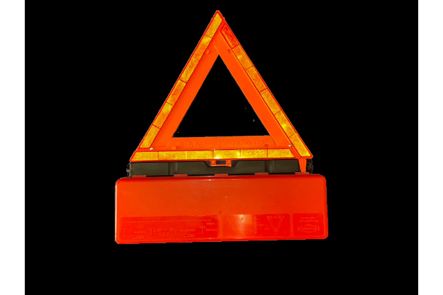 Warning Triangle 17" DOT Set of 3 - Flatbed Equipment Inc