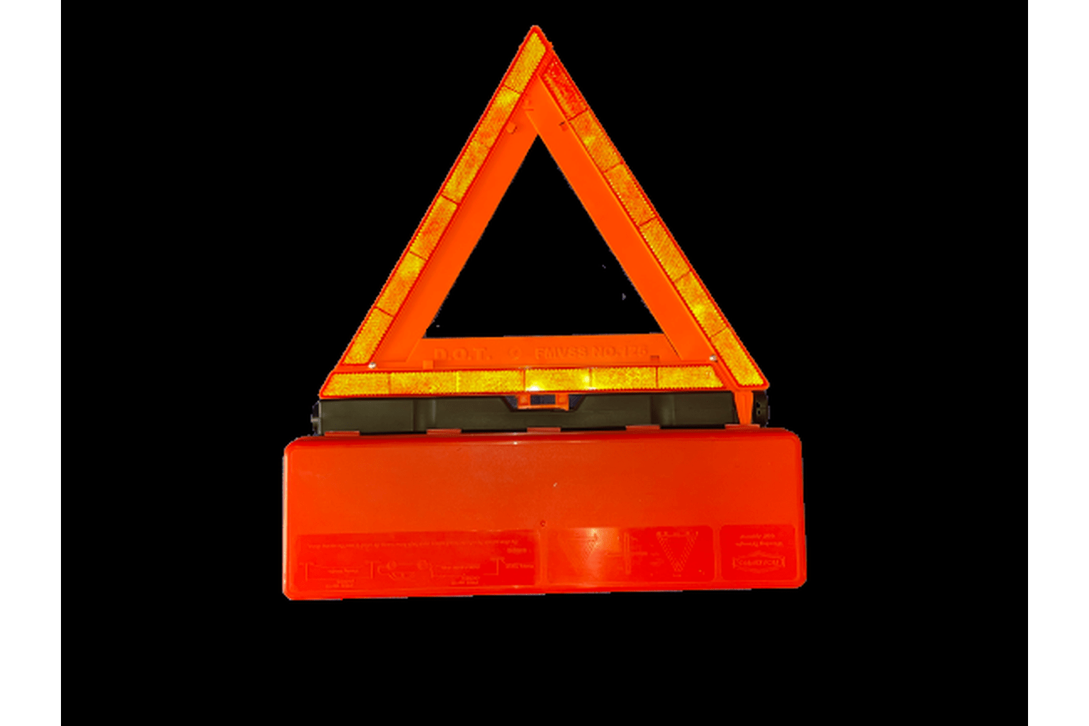 Warning Triangle 17" DOT Set of 3 - Flatbed Equipment Inc
