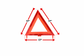 Warning Triangle 17" DOT Set of 3 - Flatbed Equipment Inc