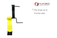 Winch Strap Winder 4" Heavy Duty - Flatbed Equipment Inc