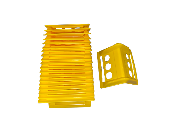 4'' Heavy Duty Plastic Corner Protector / 3 Hole Style