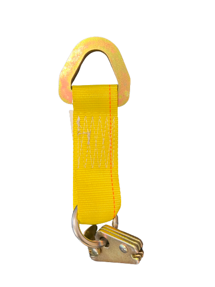 2" x 6" Rope Tie-Off with O Ring Spring E-Fittings