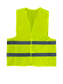 Safety Vest Yellow Silver Tape - Large